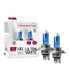 Power-Tec, UltraWhite halogén izzó, H4, 12V, 2db