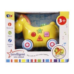 Húzható zenélő ló bébijáték - többféle