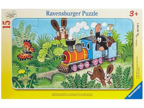 Kisvakond vonatozik 15 darabos puzzle