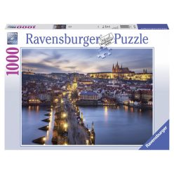 Ravensburger: Puzzle 1000 db - Prága éjjel