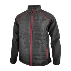   Dressa Softshell steppelt vékony vízálló férfi dzseki - fekete-piros